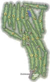 Map of Glynns Creek Golfcourse